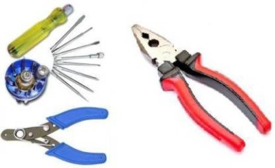 Airfit home tool kit plier screwdriver set with wirecutter Hand Tool Kit(10 Tools)