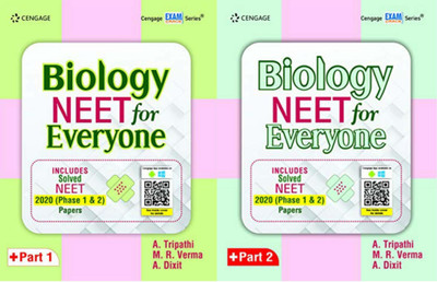 CENGAGE COMBO PACK OF Biology NEET For Everyone Part 1 AND PART 2 FOR 2020 EXAMINATION(Paperback, a tripathy)
