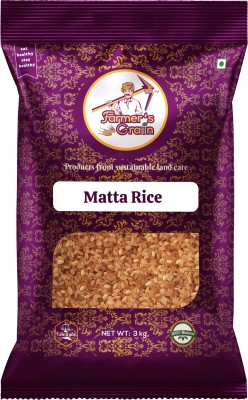 Farmers Grain Traditional Matta Rice (3 kg) Red Boiled Rice(3 kg)