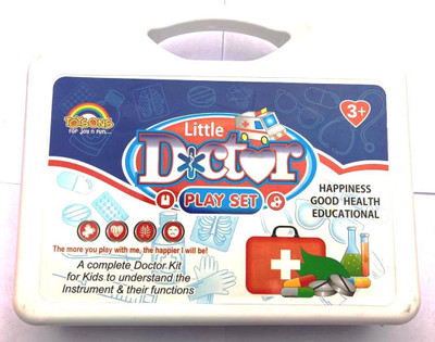 Easy Way D0090 Kids Roll playing Dr. Doll First Aid Kit & fashion