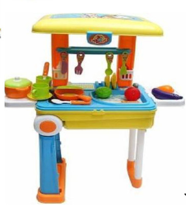 DIAN ENTERPRISE Kids Kitchen Play Set Big with Light & Sound for 3+ Ages Kids