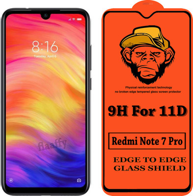 CRodible Edge To Edge Tempered Glass for Redmi Note 7 Pro(Pack of 1)