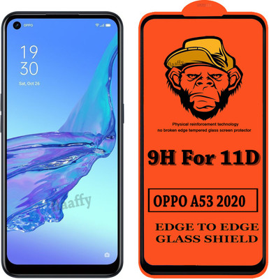 CRodible Edge To Edge Tempered Glass for OPPO A53 2020(Pack of 1)