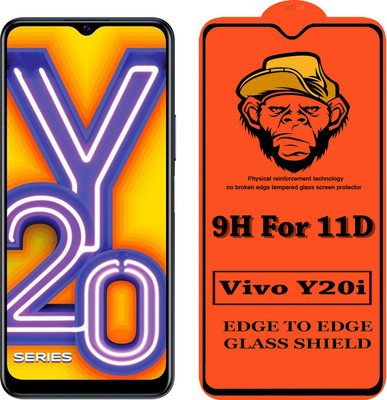 CRodible Edge To Edge Tempered Glass for Vivo Y20i(Pack of 1)