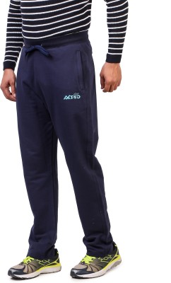 AKTIO Solid Men Dark Blue Track Pants