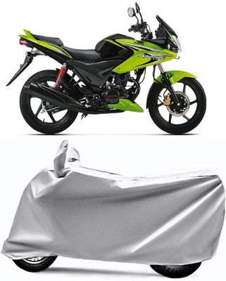 V VINTON Two Wheeler Cover for Hero(Stunner CBF, Silver)