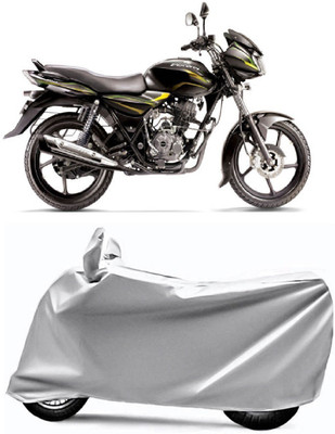 Amozkart Two Wheeler Cover for Bajaj(Discover 100 DTS-i, Silver)