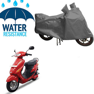 saanvi Waterproof Two Wheeler Cover for Hero(E Sprint, Grey)