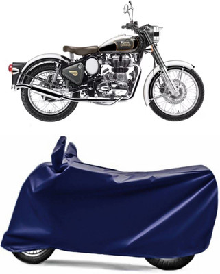 V VINTON Two Wheeler Cover for Royal Enfield(Classic Chrome, Blue)