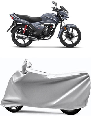 V VINTON Two Wheeler Cover for Honda(CB Shine, Silver)