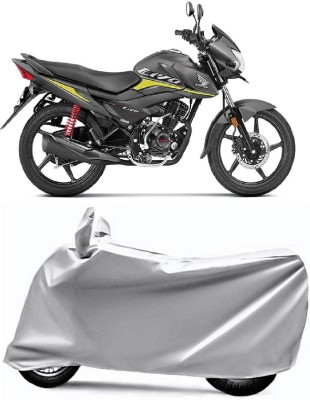 AUCTIMO Two Wheeler Cover for Honda(Livo, Silver)