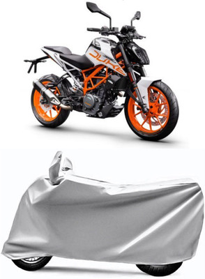 V VINTON Two Wheeler Cover for KTM(Duke 390, Silver)