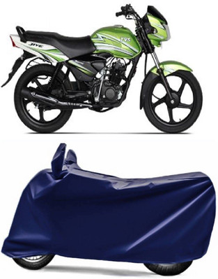 V VINTON Two Wheeler Cover for TVS(Jive, Blue)