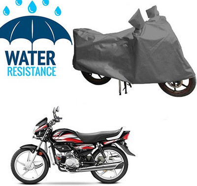 RPSENTTERPR Waterproof Two Wheeler Cover for Hero(CD deluxe, Grey)