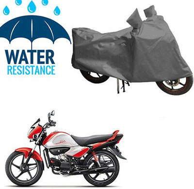 RPSENTTERPR Waterproof Two Wheeler Cover for Hero(Splendor I Smart, Grey)