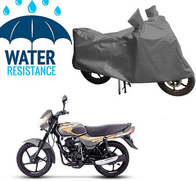 RPSENTTERPR Waterproof Two Wheeler Cover for Bajaj(CT100, Grey)