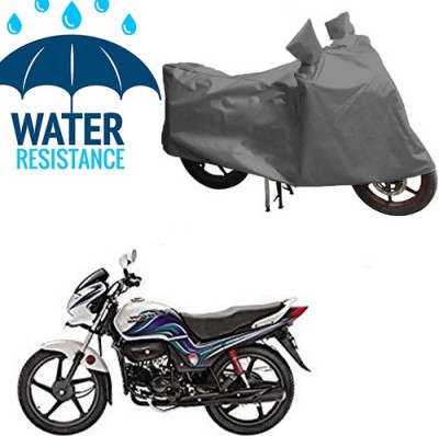 saanvi Waterproof Two Wheeler Cover for Hero(Passion Pro TR, Grey)