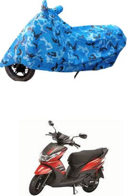 RONISH Waterproof Two Wheeler Cover for Yamaha(Ray Z, Blue)