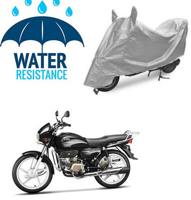 RPSENTTERPR Waterproof Two Wheeler Cover for Hero(Splendor Plus, Silver)