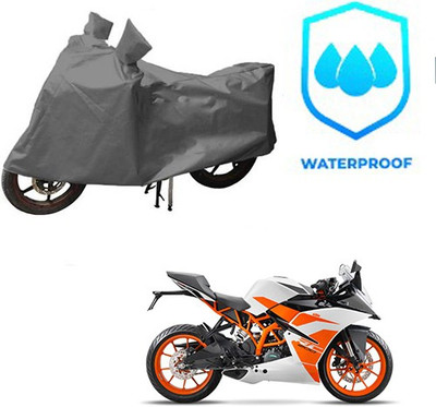 RPSENTTERPR Waterproof Two Wheeler Cover for KTM(Duke 200, Grey)