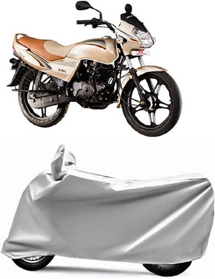PVSTAR Two Wheeler Cover for LML(Freedom, Silver)