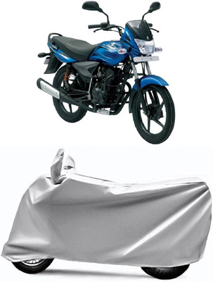 PVSTAR Two Wheeler Cover for Bajaj(Platina 100 DTS-i, Silver)