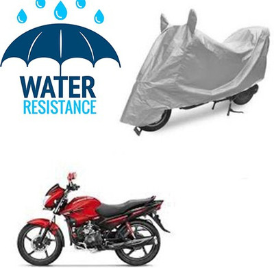 RPSENTTERPR Waterproof Two Wheeler Cover for Hero(Glamour FI, Silver)