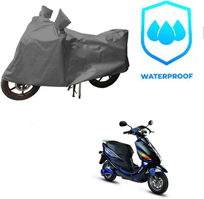 RPSENTTERPR Waterproof Two Wheeler Cover for Hero(Electric Cruz, Grey)
