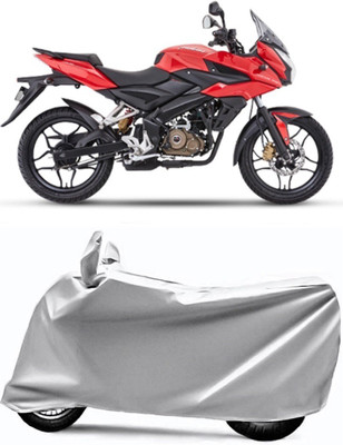 PVSTAR Two Wheeler Cover for Bajaj(Pulsar AS 150, Silver)