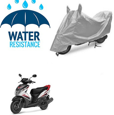 RPSENTTERPR Waterproof Two Wheeler Cover for Yamaha(Ray Z, Silver)