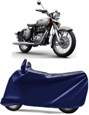 PVVSTAR Two Wheeler Cover for Royal Enfield(Classic 350, Blue)