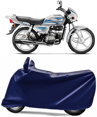 Swarish Two Wheeler Cover for Hero(Splendor Plus, Blue)