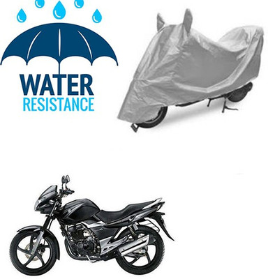 RPSENTTERPR Waterproof Two Wheeler Cover for Suzuki(GS, Silver)