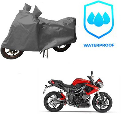 RPSENTTERPR Two Wheeler Cover for DSK Benelli(TNT R, Grey)