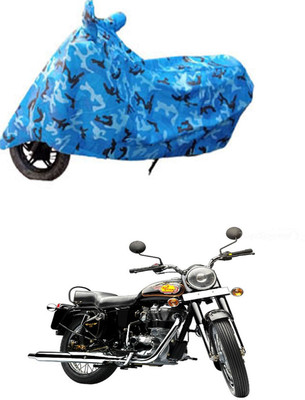 RONISH Two Wheeler Cover for Royal Enfield(Bullet 350 Twinspark, Multicolor)