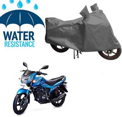 RPSENTTERPR Waterproof Two Wheeler Cover for TVS(Victor New, Grey)