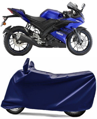Mdstar Waterproof Two Wheeler Cover for Yamaha(R15, Blue)