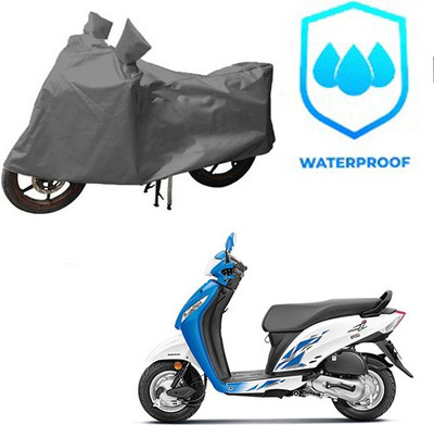 RPSENTTERPR Waterproof Two Wheeler Cover for Honda(Activa i, Grey)