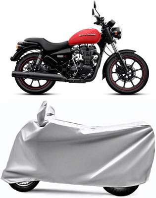 V VINTON Two Wheeler Cover for Royal Enfield(Thunderbird 350, Silver)