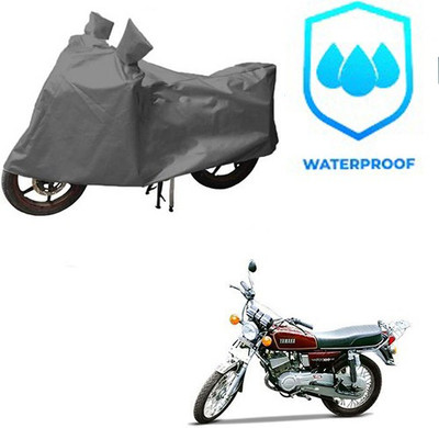 saanvi Waterproof Two Wheeler Cover for Yamaha(RX 100, Grey)