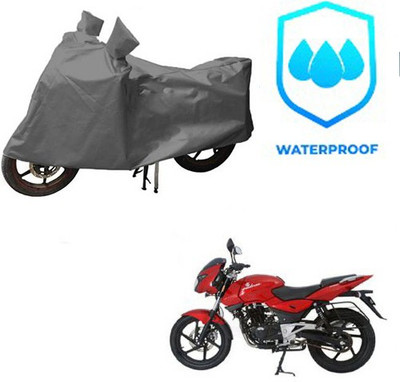 RPSENTTERPR Waterproof Two Wheeler Cover for Bajaj(Pulsar 200 NS DTS-i, Grey)