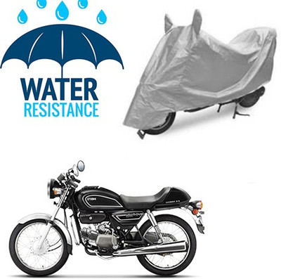 saanvi Waterproof Two Wheeler Cover for Hero(Splendor Pro Classic, Silver)