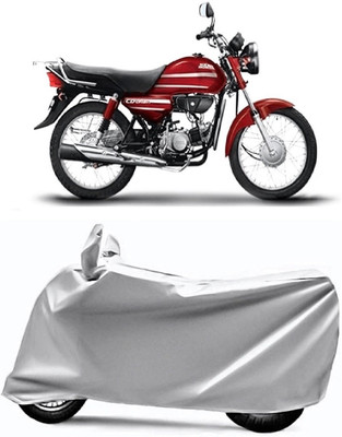 AUCTIMO Two Wheeler Cover for Hero(CD Dawn, Silver)