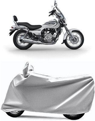 PVVSTAR Two Wheeler Cover for Bajaj(Avenger 220 DTS-i, Silver)