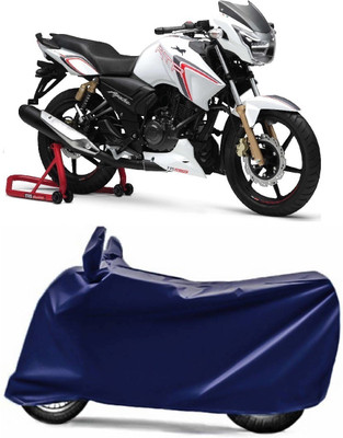 MMSSTAR Waterproof Two Wheeler Cover for TVS(Apache RTR 180, Blue)