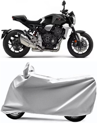PVVSTAR Two Wheeler Cover for Honda(CB1000R Plus, Silver)