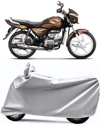 PVSTAR Two Wheeler Cover for Hero(Splendor Pro, Silver)