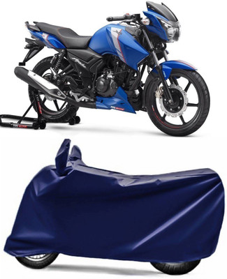 MMSSTAR Waterproof Two Wheeler Cover for TVS(Apache, Blue)