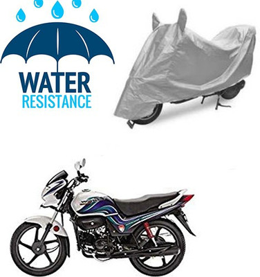 RPSENTTERPR Waterproof Two Wheeler Cover for Hero(Passion Pro TR, Silver)