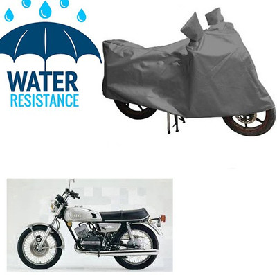 saanvi Waterproof Two Wheeler Cover for Yamaha(RD 350, Grey)